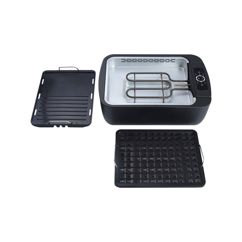 Smokeless-serien: WT-ISG802 elektrisk rökfri BBQ-grillpanna med temperaturkontroll