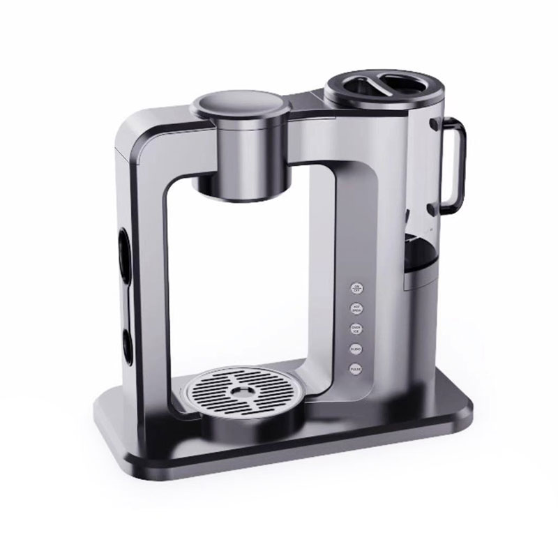 Kombination kaffemaskin för krossad is
