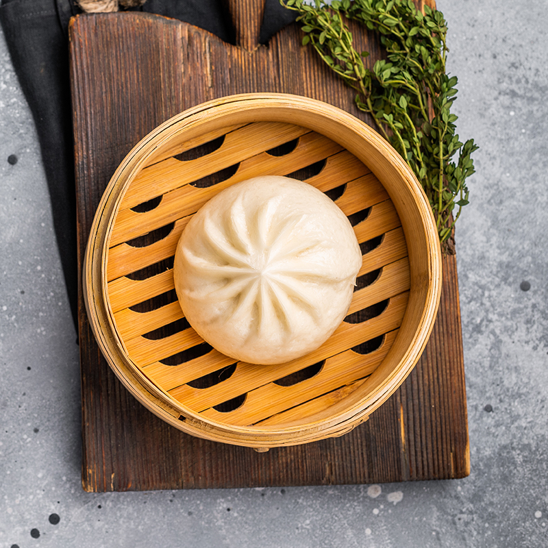 Handgjord vävd Bamboo Steamer Pot